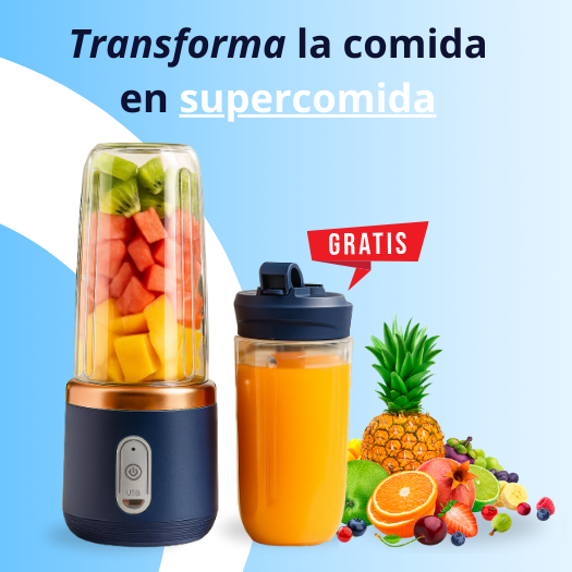 VORAL - Licuadora De Mano USB Portátil + Vaso Extra GRATIS